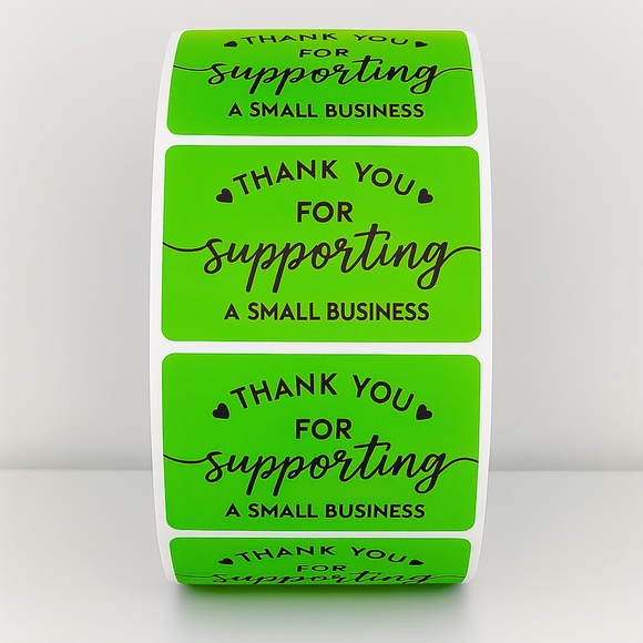 Customer Appreciation Stickers - Small Business Packaging Seals sticker label - Picture 2 of 11